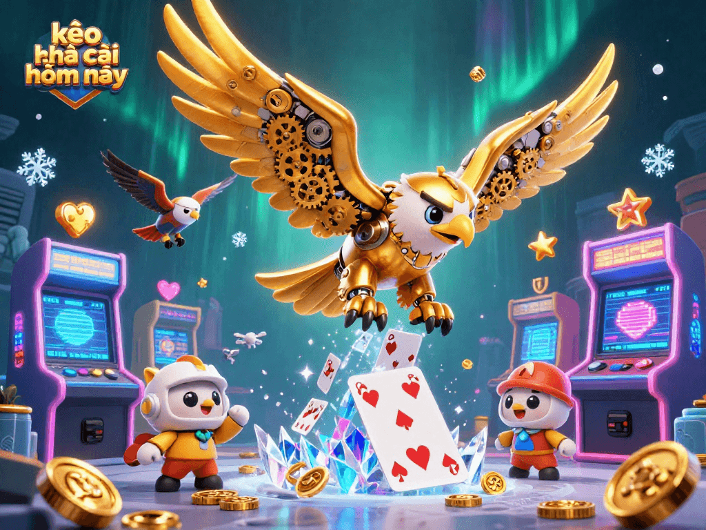 Experience thrilling gameplay with kèo nhà cái hôm nay, featuring a vibrant 3D casino scene.