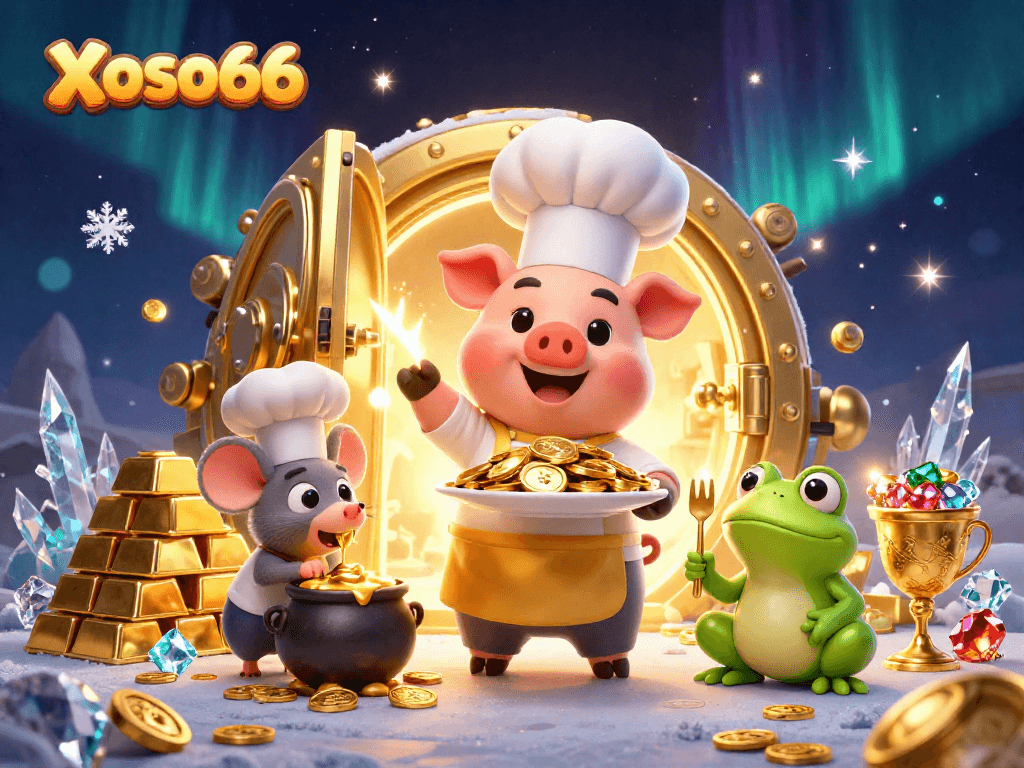 Xoso66 engages players with exciting casino experiences featuring gold coins and treasures.