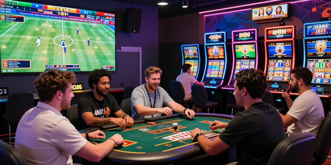 Engaging online gambling experience at nhà cái ok8386 with diverse players enjoying casino games in 2026.