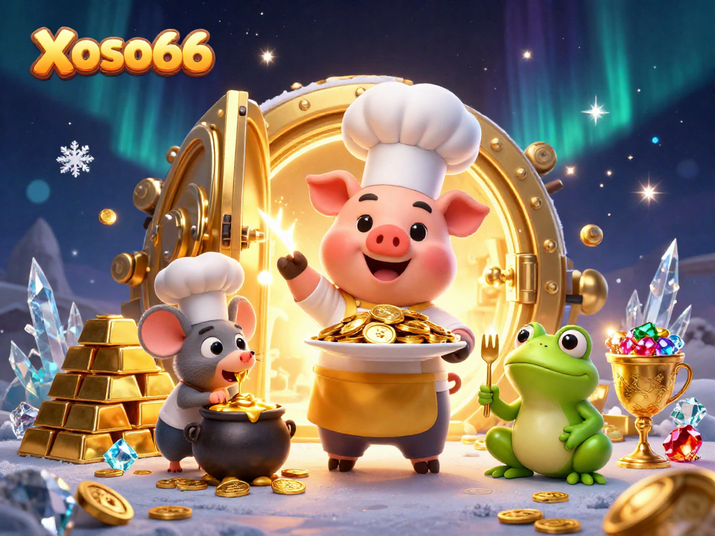 Xoso66 engages players with exciting casino experiences featuring gold coins and treasures.