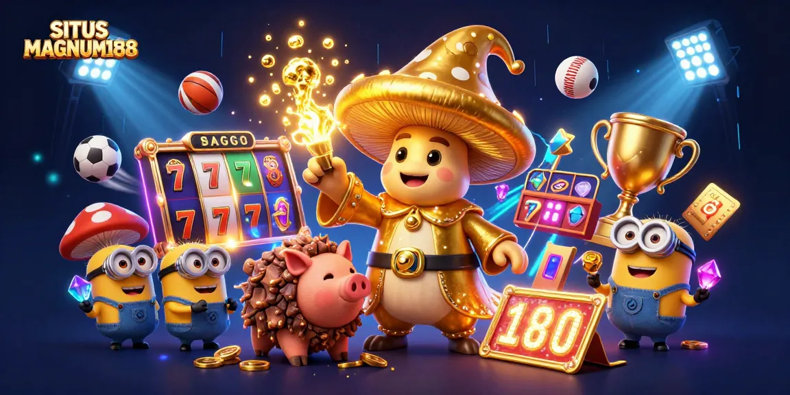 SITUS MAGNUM188 brings vibrant slot games and a magical casino adventure to life with dazzling characters.