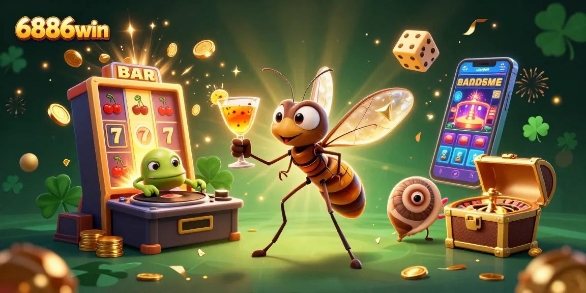 Experience excitement with 6886win's jackpot slot games and dynamic illustrations bursting with action!