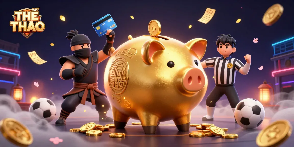 Engage in THỂ THAO sports betting dynamics with a vibrant 3D illustration featuring competitive elements and characters.