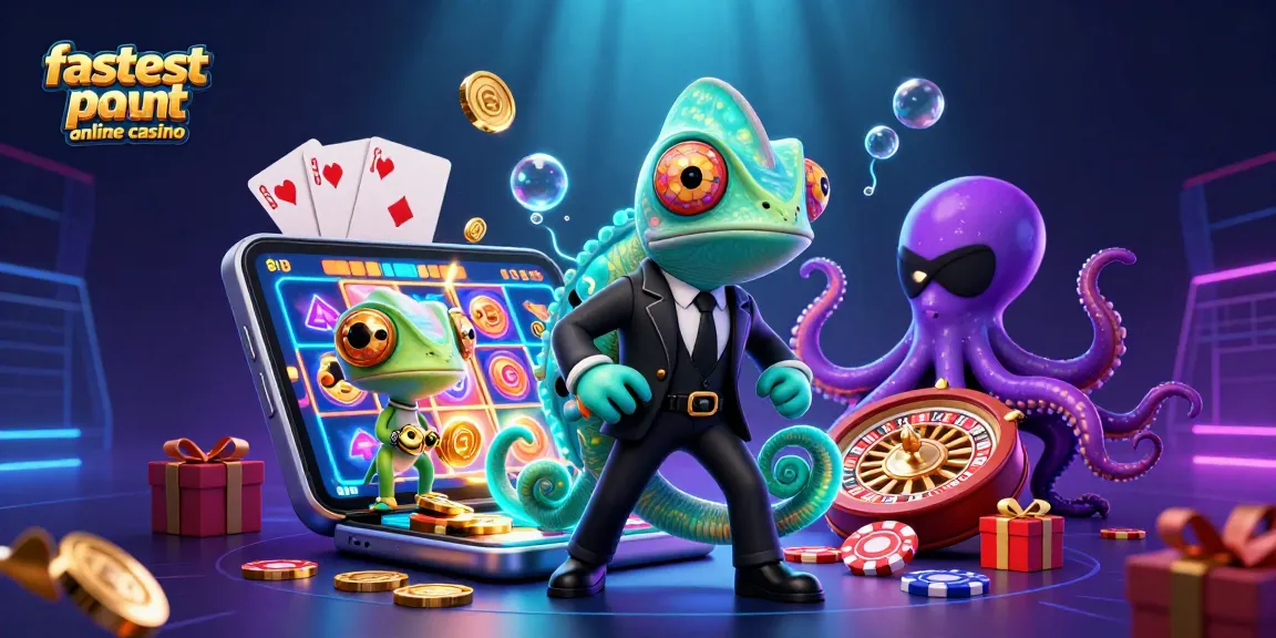 Experience the excitement at the fastest payout online casino with vibrant slots and dynamic characters.