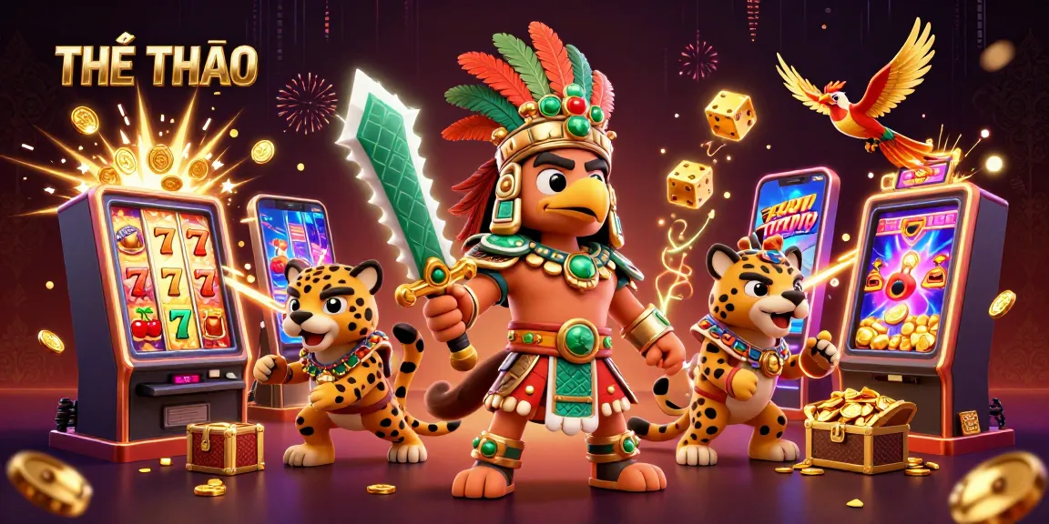 Experience thrilling THỂ THAO action with dynamic slot machines, vibrant characters, and stunning casino elements.
