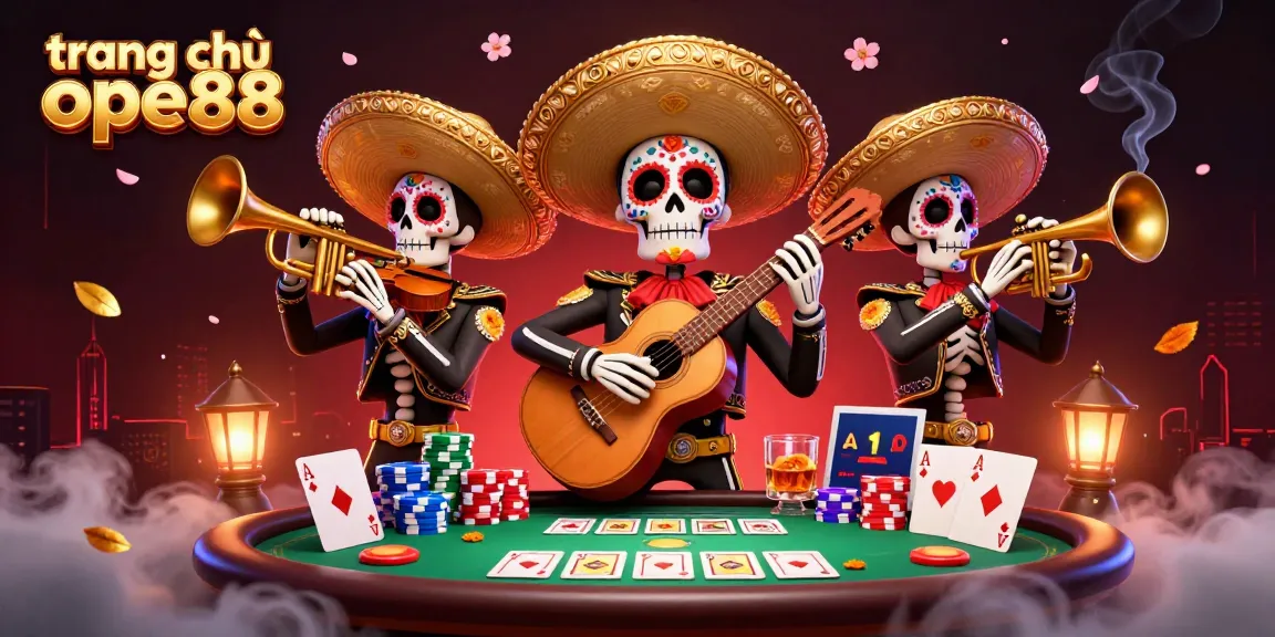 Experience the vibrant world of gambling at trang chủ ope88 with engaging 3D character illustration.