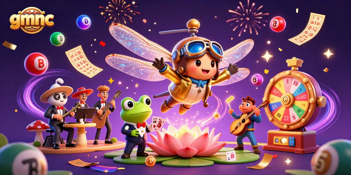 Experience gmnc's vibrant casino world as characters engage in exciting gaming activities.